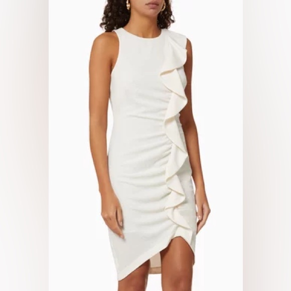 PINKO BEBYBLADE CREPE MINI DRESS - Picture 3 of 6